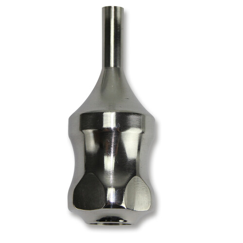 EZ - Tattoo Cartridge Grip - vast - bek - chirurgisch staal voor roterende machines - glad ergonomisch - Ø 30 mm