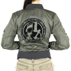 The Inked Army - Ladies - Nylon Twill Bomber Jacket...