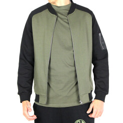 The Inked Army - Heren - 2-Tone Raglan Sweat Bomber -...