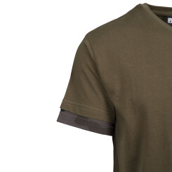 The Inked Army - Gents - Long Shaped Camo Inset Tee -...