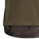The Inked Army - Gents - Long Shaped Camo Inset Tee - Olive/Dark Camo