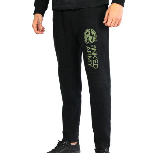The Inked Army - Gents - Tapered Interlock Sweatpants - Black