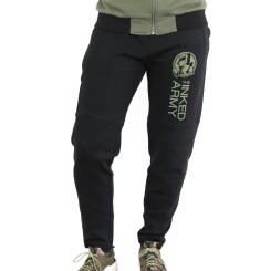 The Inked Army - Heren - Taps toelopende Interlock Sweatpants - Zwart XL