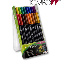 TOMBOW - Brush Pen - Set 18 basiskleuren