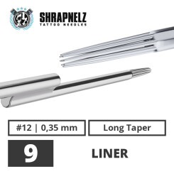 THE INKED ARMY - Shrapnelz Tattoo Needles - 9 Liner -...