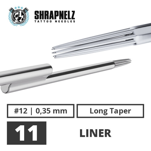 THE INKED ARMY - Shrapnelz Tattoo Needles - 11 Liner - 0,35 - LT