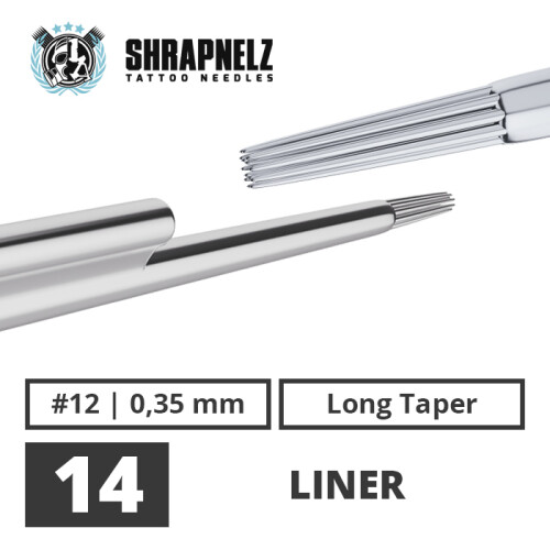 THE INKED ARMY - Shrapnelz Tattoo Needles - 14 Liner...