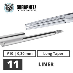 THE INKED ARMY - Shrapnelz Tattoo Nadeln - 11 Liner -...