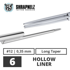 THE INKED ARMY - Shrapnelz Tattoo Needles - 6 Hollow...