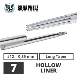 THE INKED ARMY - Shrapnelz Tattoo Needles - 7 Hollow...