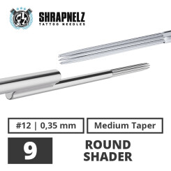 THE INKED ARMY - Shrapnelz Tattoo Nadeln - 9 Round Shader...