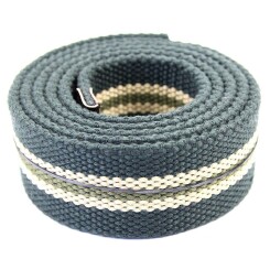 The Inked Army - Canvas belt - Green striped