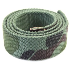 The Inked Army - Canvas belt - Green camouflage - 110 cm