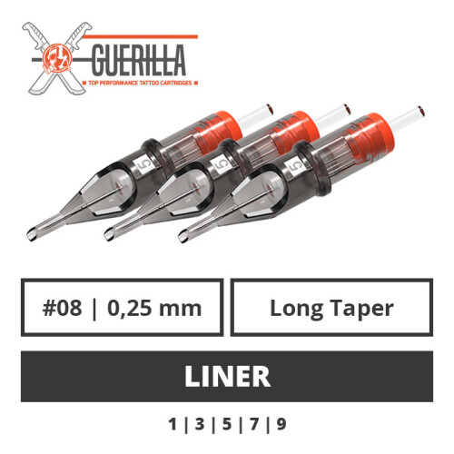 THE INKED ARMY - Guerilla Tattoo Nadelmodule - Liner - 0,25 LT