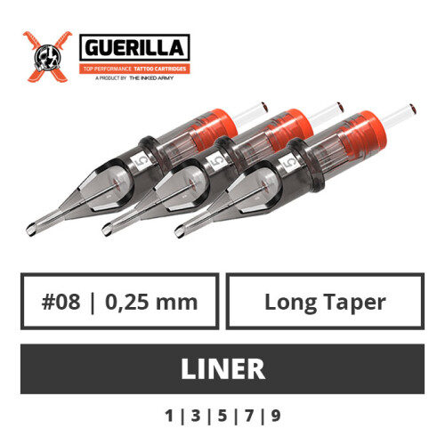 THE INKED ARMY - Guerilla Tattoo Nadelmodule - Liner - 0,25 LT