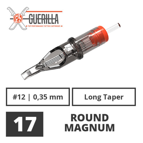 THE INKED ARMY - Guerilla Tattoo Cartridges - 17 Ronde Magnum - 0.35 - LT