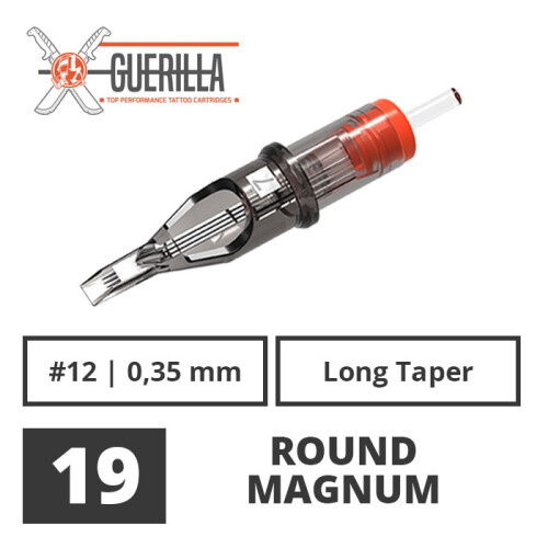 THE INKED ARMY - Guerilla Tattoo Cartridges - 19 Round Magnum - 0,35 - LT