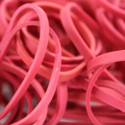 Needle bar rubber bands - Wide - Red