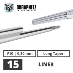 THE INKED ARMY - Shrapnelz Tattoo Needles - 15 Liner -...