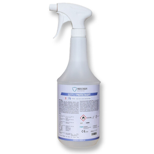 PROTECTASEPT - Spray surface disinfection - Flower scent - 1000 ml (incl. Spray Head)