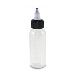 Twist-top fles - plastic - transparant 30 ml