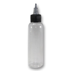 Twist-top fles - plastic - transparant 120 ml