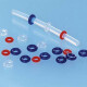 O-Ringen - silicone voor piercingsieraden - Transparant - binnen-Ø 1,3 mm x dikte 0,8 mm