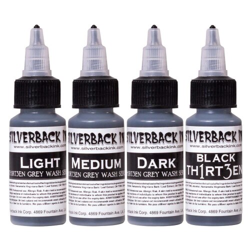 Silverback Ink Tattoo Farben Th1rt3en Grey Wash Set Online Kaufen Body Cult