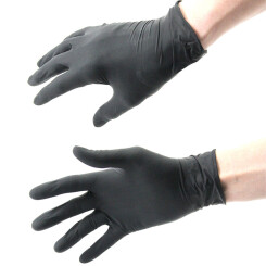 SCORPION - Latex - Examination gloves - Black S