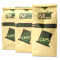 THE INKED ARMY - Paper Ink Caps - Compostable and Biodegradable - Size 10 - 200 Pieces