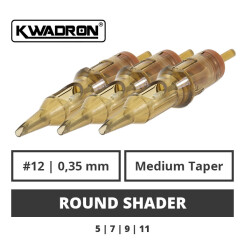 KWADRON - Tattoo Cartridges - Round shader - 0.35 MT