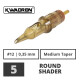 KWADRON - Tattoo Nadelmodule - 5 Round Shader - 0,35 MT