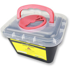 Container for used Needles and Cannula Nitras Sharps...