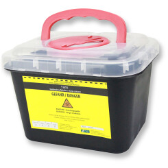 Container for used Needles and Cannula Nitras Sharps...