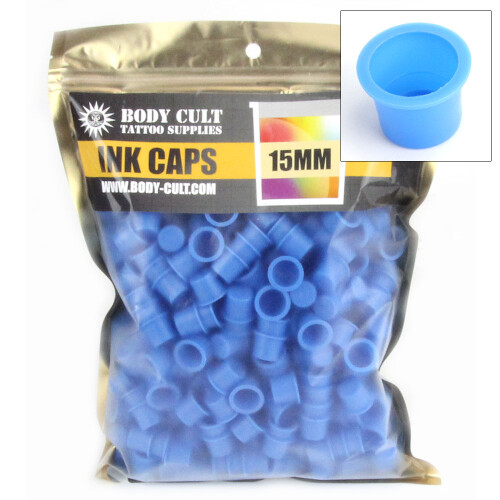 BODY CULT - Inkt Cups - blauw - Ø 15 mm - 400 st./verpakking