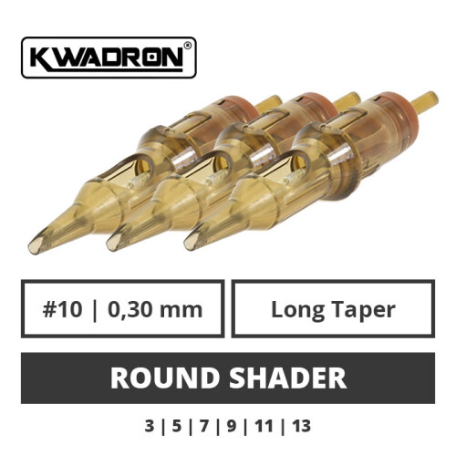 KWADRON - Tattoo Cartridges - Round Shader - 0.30 LT