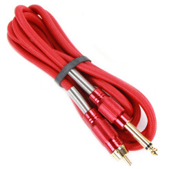 FANCY RCA - Cord cable - 180 cm  Red