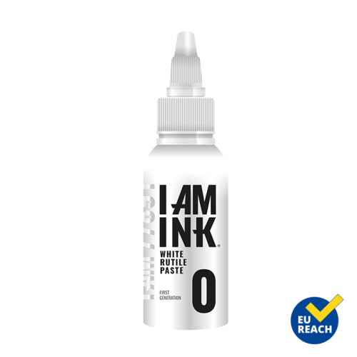I AM INK - Tattoo Farbe - # 0 White Rutile Paste - 50 ml