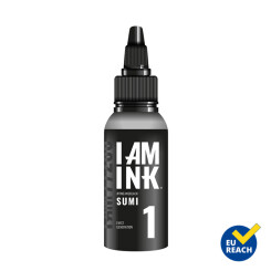 I AM INK - Tatoeage Inkt - # 1 Sumi - 50 ml