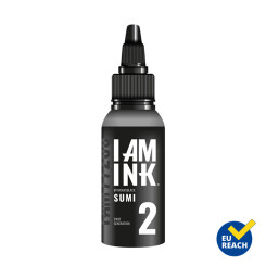 I AM INK - Tattoo Farbe - # 2 Sumi - 50 ml