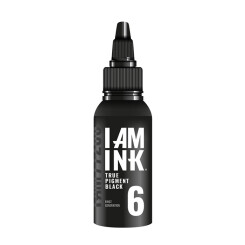 I AM INK - Tatoeage Inkt - # 6 True Pigment Black - 50 ml