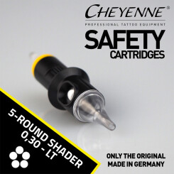 CHEYENNE - Safety Cartridges - 5 Ronde Shader - 0,30 LT -...