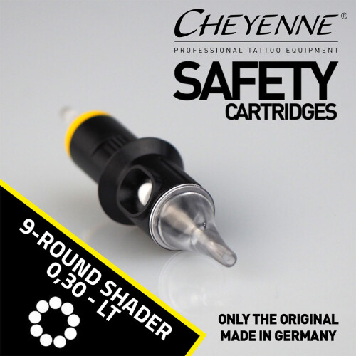 CHEYENNE - Safety Cartridges - 9 Ronde Shader - 0,30 LT - 20 st.