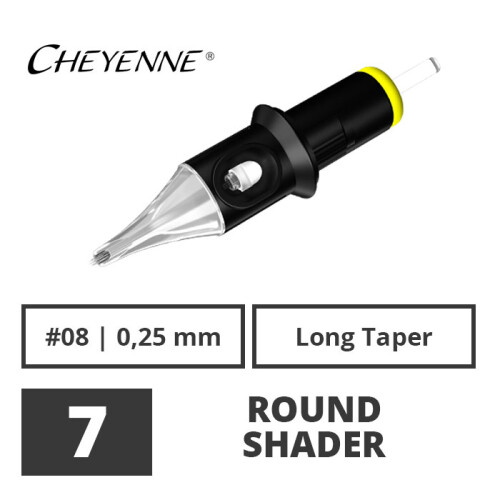 CHEYENNE - Safety Cartridges - 7 Ronde Shader - 0,25 LT - 20 st.