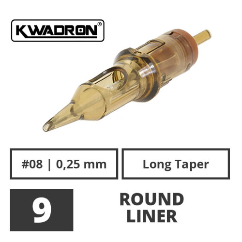 KWADRON - Tattoo Cartridges - 9 Round Liner - 0.25 LT