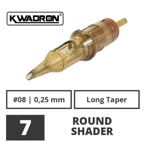 KWADRON - Tattoo Cartridges - 7 Round shader - 0.25 LT