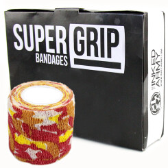 THE INKED ARMY - Supergrip - Grip Bandages - 5 cm - Camo Sunflare 12 Pack