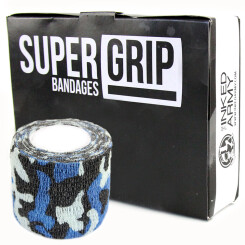 THE INKED ARMY - Supergrip - Griffstück Bandagen - 5 cm - Camo Aqua 12er Pack