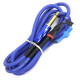FANCY Clipcord - Silicone - Kabel 180 cm - Blauw
