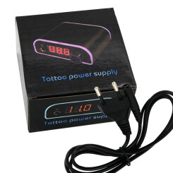 Tattoo voeding - Digitale voeding - Economy LED - Zwart
